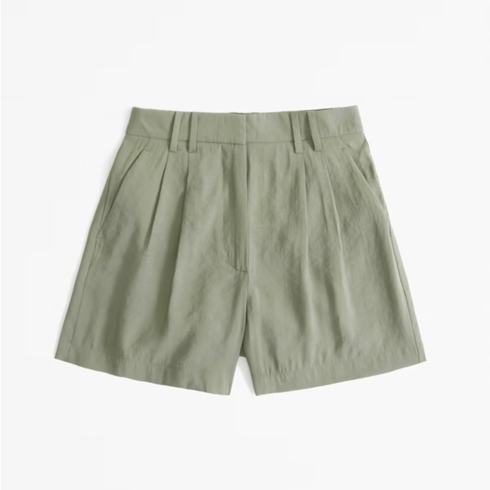 Abercrombie & Fitch Tailored Linen Shorts